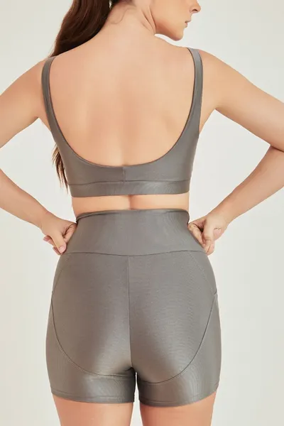 Short Curto c/ Bolso Cinza | BOLD BALANCE Short Curto c/ Bolso Cinza | BOLD BALANCE