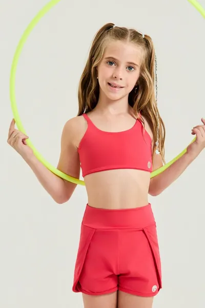 Conjunto Short Corrida Vermelho - GIRA Conjunto Short Corrida Vermelho - GIRA