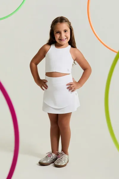 Conjunto Short Saia Branco - GIRA