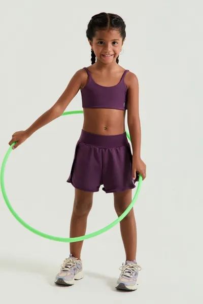Conjunto Short Corrida Açaí - GIRA