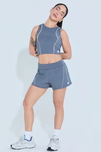  Short Corrida C/ Vivo Grafite | GAMANE  & SKINBOX