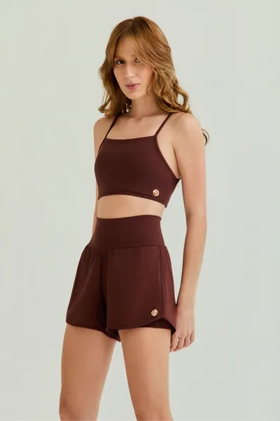 Short Corrida Marrom | FLEXION