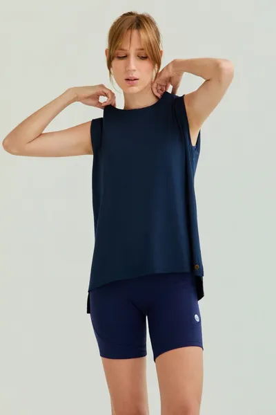 Camiseta Básica Azul Marinho | FLEXION