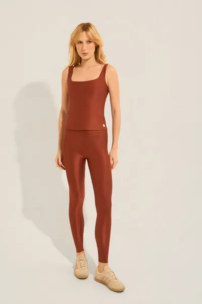Calça Legging c/ Bolso Telha | OFF FORM
