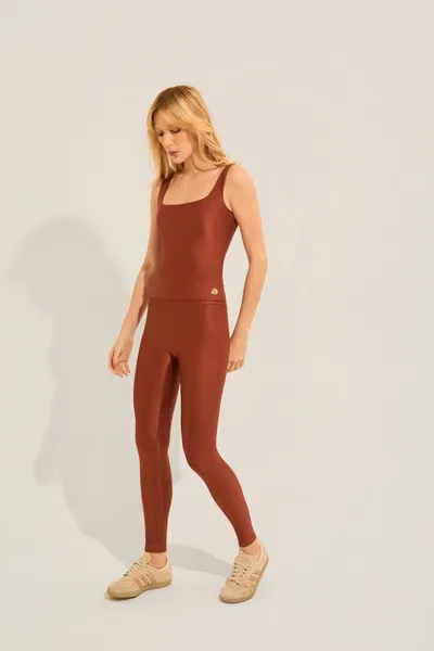 Calça Legging c/ Bolso Telha | OFF FORM