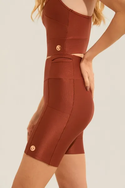 Short c/ Bolso Telha | OFF FORM