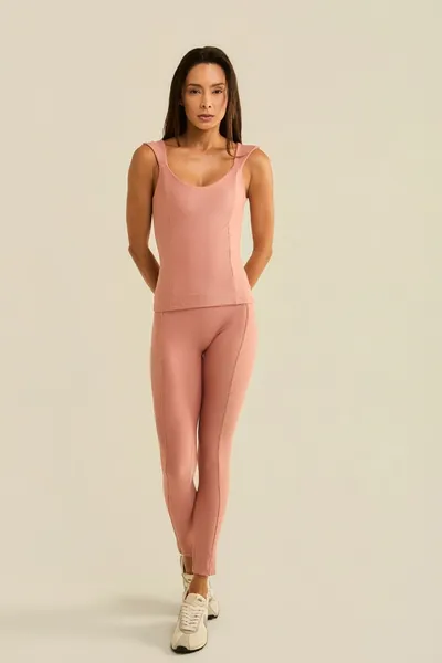 Calça Legging Básica Rosê | METROPOLITAN