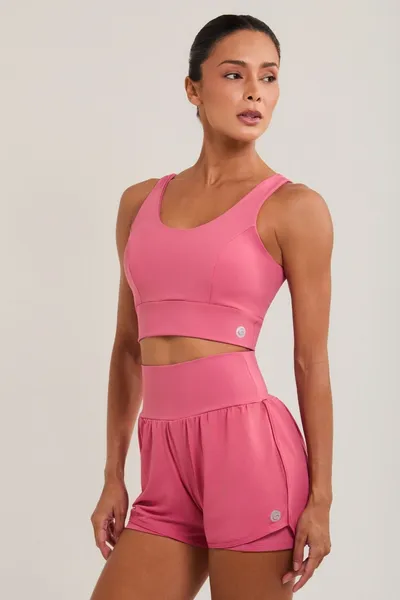 Top c/ Tiras Nas Costas Rosa | SUMMER HEAT