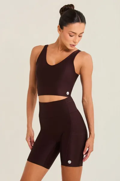 Top c/ Decote nas Costas Vinho | SUMMER HEAT