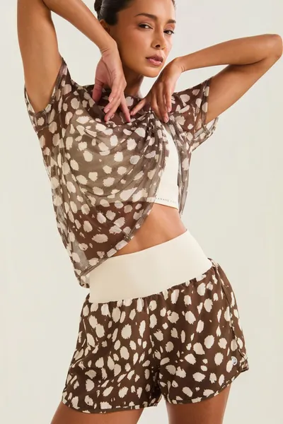  Blusa c/ Pesponto Na Lateral Estampado | SUMMER HEAT