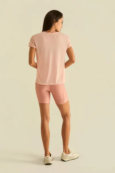 Blusa c/ Pesponto Na Lateral Rosê | METROPOLITAN