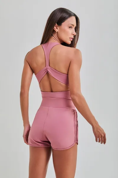 Camiseta c/ Detalhe Nas Costas Rosa Goiaba | ESCAPE
