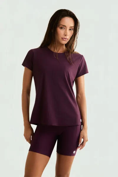 Blusa c/ Detalhe Nas Costas Açaí | METROPOLITAN