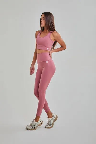 Calça Legging Básica Rosa Goiaba | ESCAPE