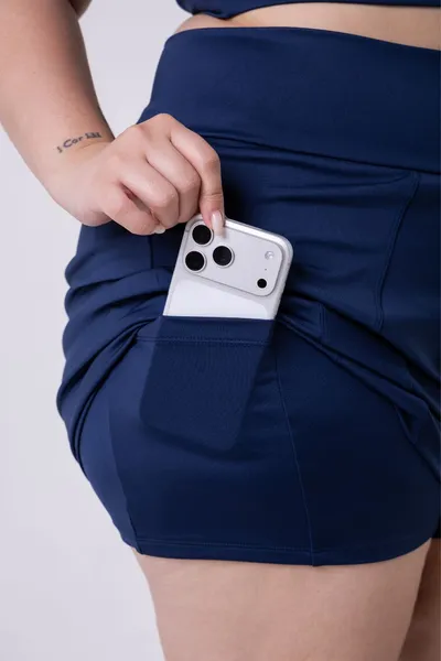 Short Corrida Plus Marinho | LINHA PLUS