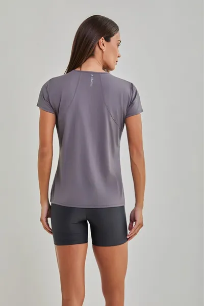 Blusa c/ Detalhe Nas Costas Grafite | ASCENT