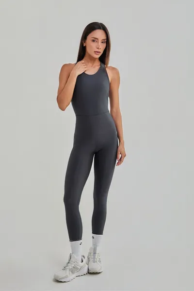 Calça Legging Básica Grafite | ASCENT