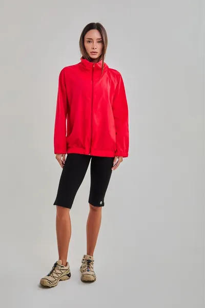 Casaco Manga Longa Tactel Vermelho | ASCENT