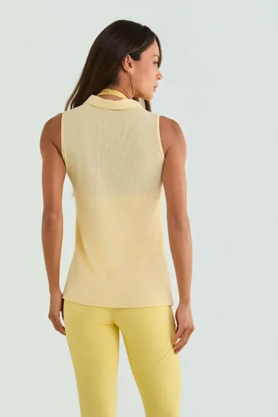 Colete Básico c/ Zíper Amarelo | PEAK