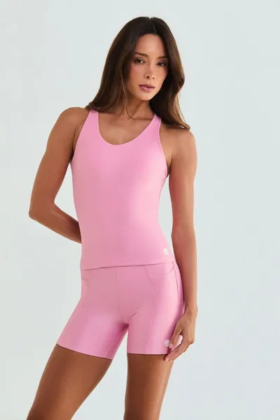 Camiseta Básica Nadador c/ Bolso Rosê | PEAK