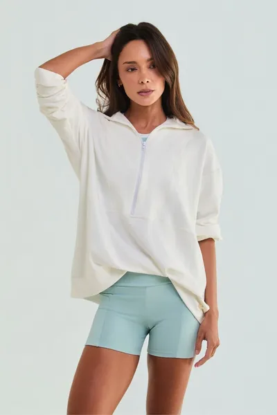 Casaco Moletom Off White | PEAK