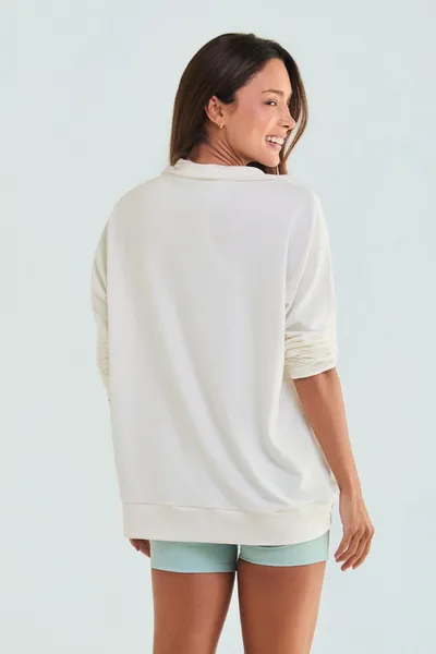 Casaco Moletom Off White | PEAK