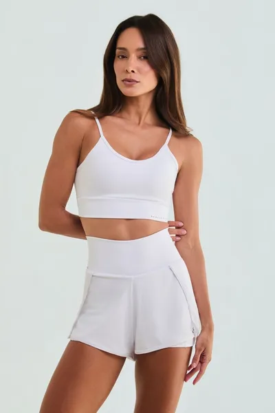 Top Alça Fina Branco | PEAK