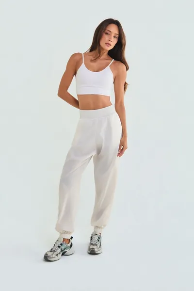 Calça c/ Elástico Branco | PEAK