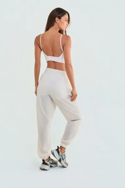 Calça c/ Elástico Branco | PEAK